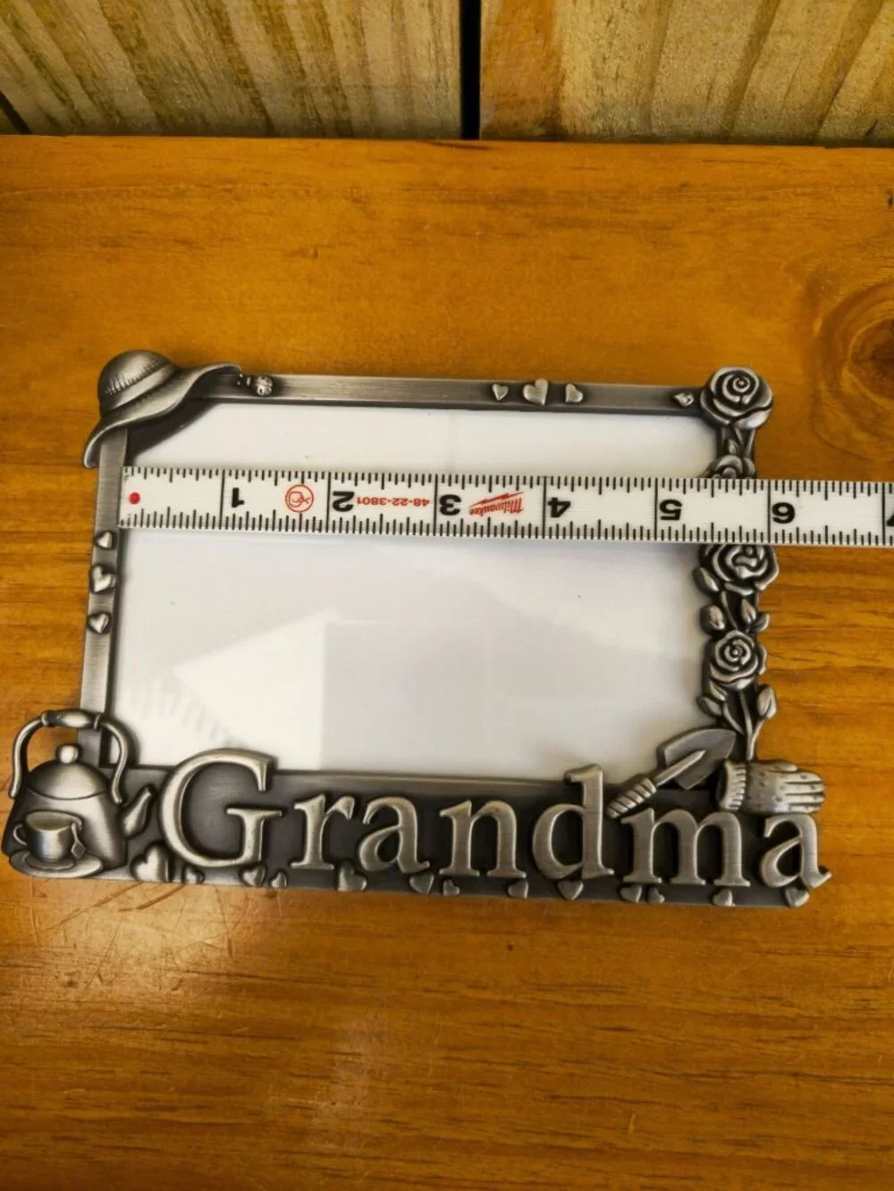 Vintage Malden Pewter 5 x 4 Photo Frame 